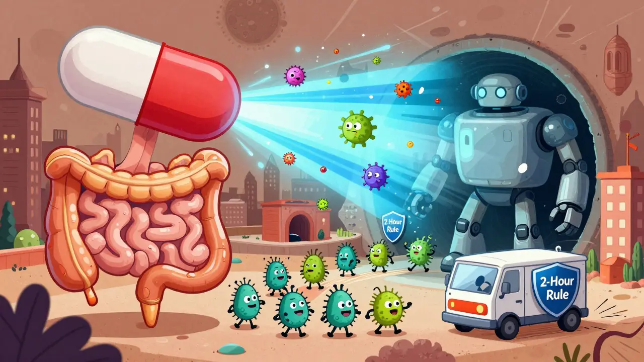 Probiotics and Antibiotics: How to Space Dosing for Effectiveness