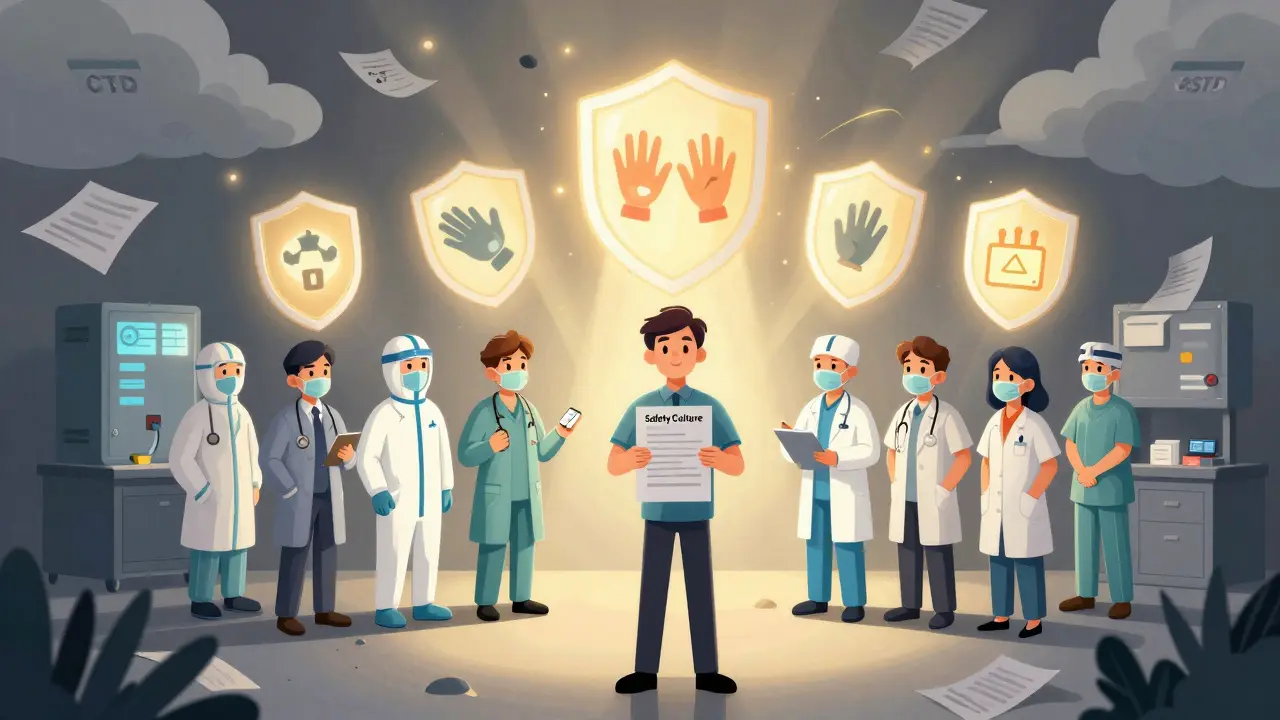 Manager empowering staff with safety tools and training against neglect.