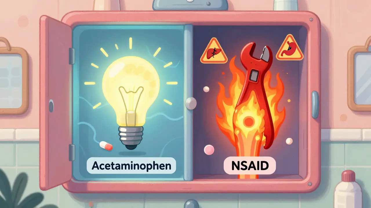 How to Compare OTC Pain Relievers: Acetaminophen vs. NSAIDs
